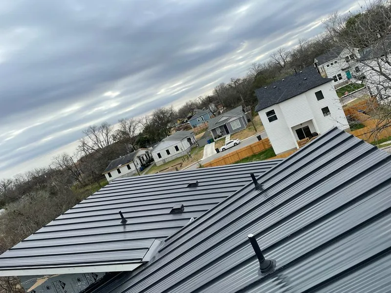 Standing seam metal roof panels with vents for Skylight Repair in Brainerd